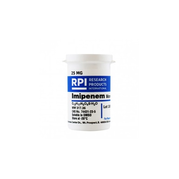Imipenem Monohydrate, 25 MG